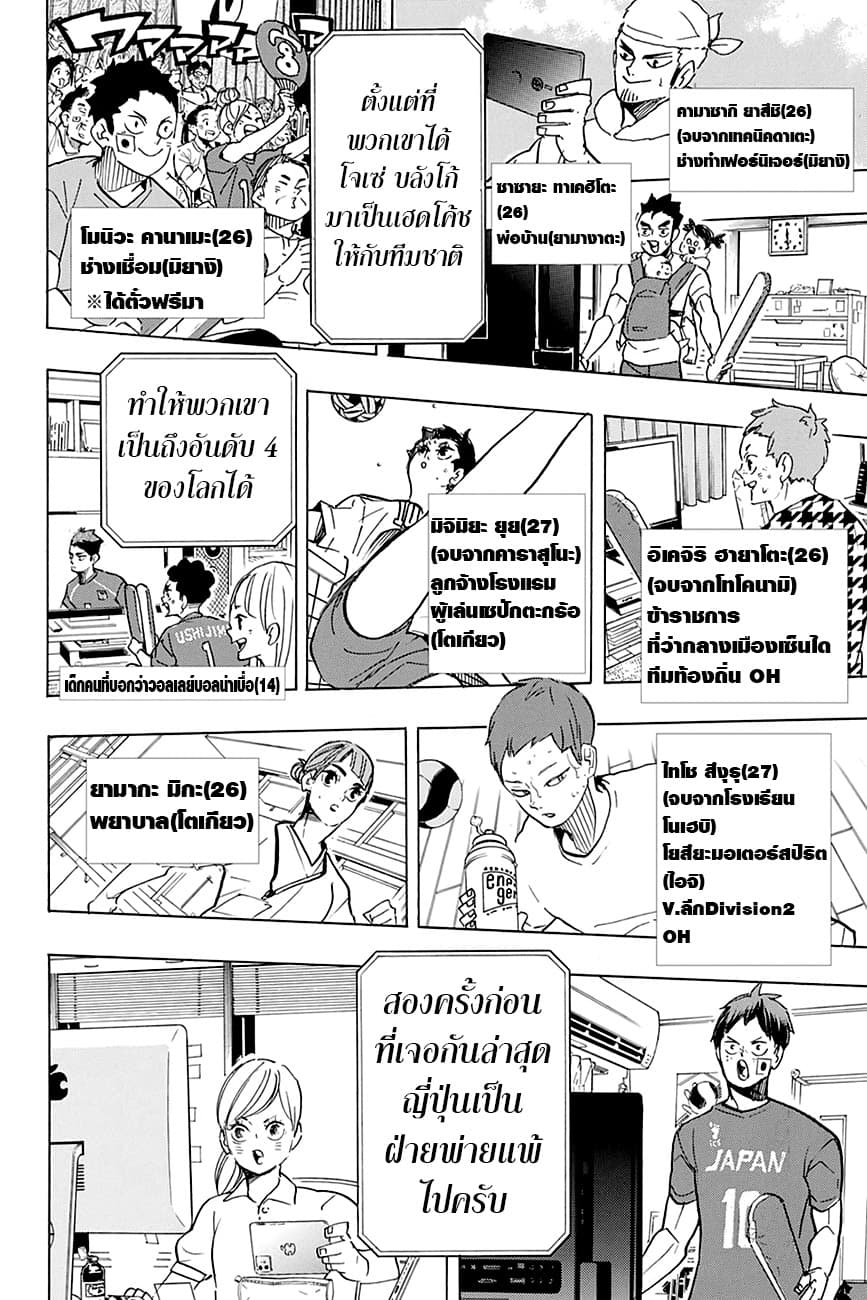 Haikyuu!! 402-เหล่าผู้ท้าชิง (END)