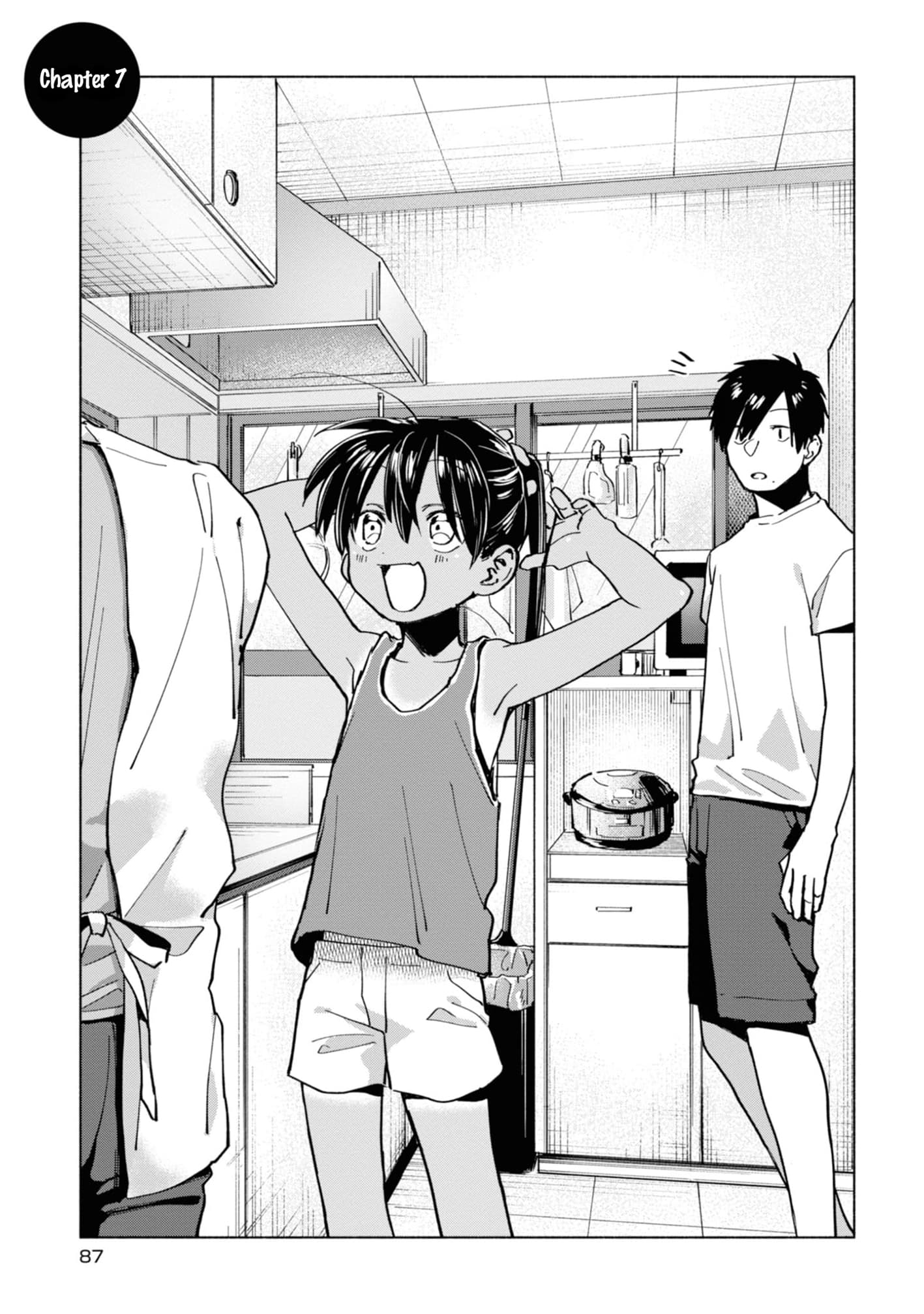Inaka ni Kaeru to Yakeni Natsuita Kasshoku Ponytail Shota ga Iru 7-7