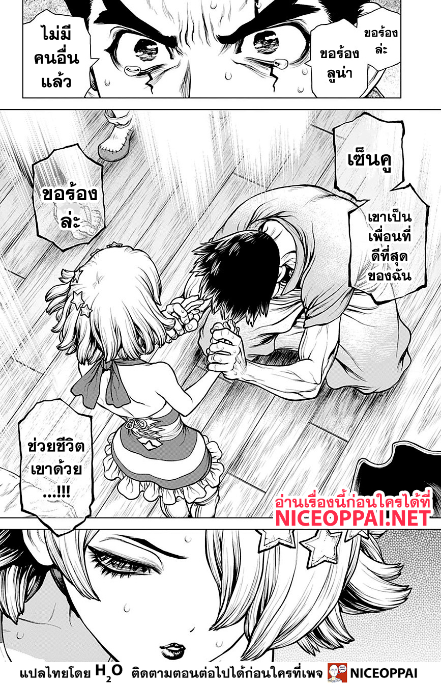 Dr.Stone 160-คบเพลิงของวิทยาศาสตร์